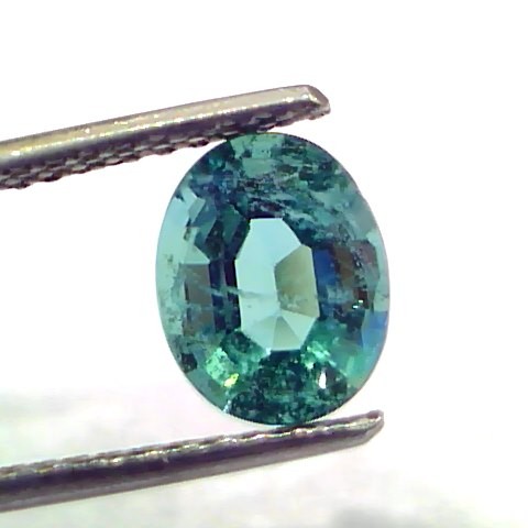 1.91 Ct GII Certified Untreated Natural Zambian Emerald Gemstone AAA