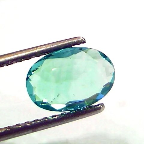 1.91 Ct IGI Certified Untreated Natural Zambian Emerald Gemstone AAA
