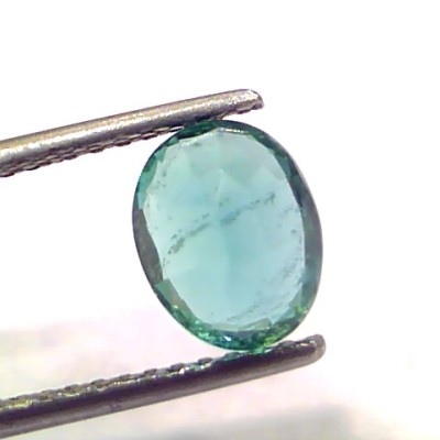 1.91 Ct GII Certified Untreated Natural Zambian Emerald Gemstone AAA