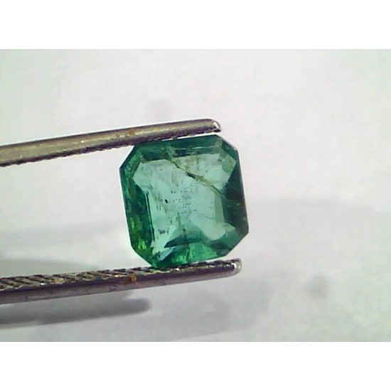 1.92 Ct Unheated Untreated Natural Zambian Emerald Panna