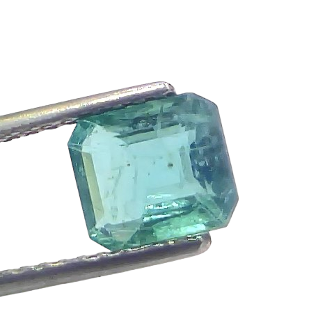 1.92 Ct GII Certified Untreated Natural Zambian Emerald Panna Gemstone