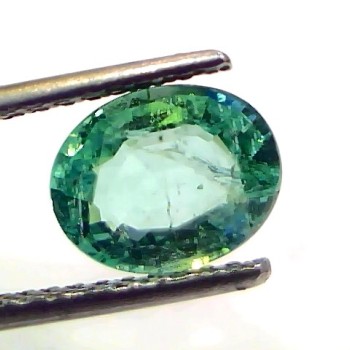 1.92 Ct GII Certified Untreated Natural Colombian Emerald Gemstone AAA