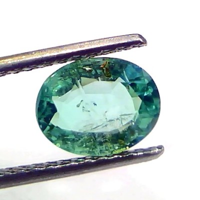 1.92 Ct GII Certified Untreated Natural Colombian Emerald Gemstone AAA