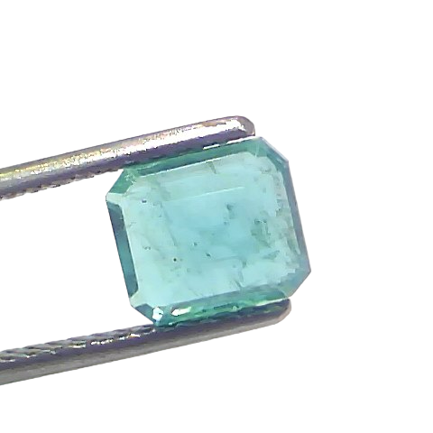 1.92 Ct GII Certified Untreated Natural Zambian Emerald Panna Gemstone