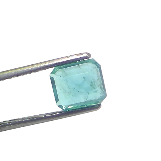 1.92 Ct GII Certified Untreated Natural Zambian Emerald Panna Gemstone