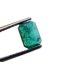 1.94 Ct GII Certified Untreated Natural Zambian Emerald Panna AAAA 1.94 Ct GII Certified Untreated Natural Zambian Emerald Panna AAAA
