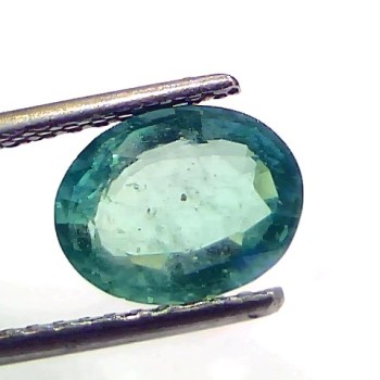 1.95 Ct GII Certified Untreated Natural Colombian Emerald Gemstone AAA