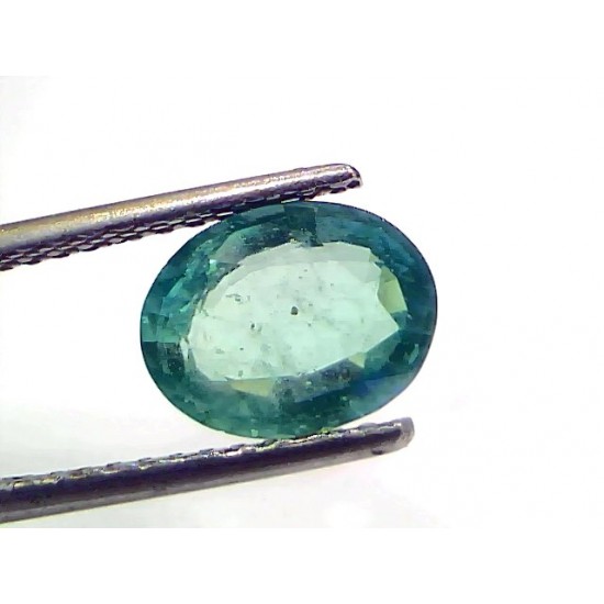 1.95 Ct GII Certified Untreated Natural Colombian Emerald Gemstone AAA