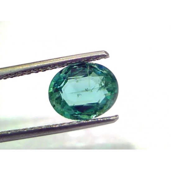 1.95 Ct GII Certified Untreated Natural Zambian Emerald Gemstone AAA