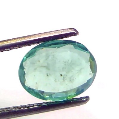 1.95 Ct GII Certified Untreated Natural Colombian Emerald Gemstone AAA