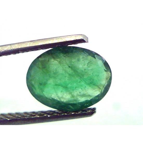 1.87 Ct Untreated Natural Zambian Emerald Gemstone