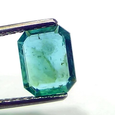 1.98 Ct GII Certified Untreated Natural Zambian Emerald Gemstone AAA