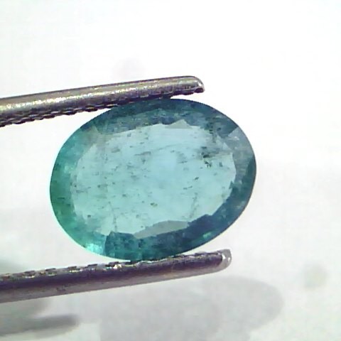 1.99 Ct Untreated Natural Zambian Emerald Gemstone Panna Gems