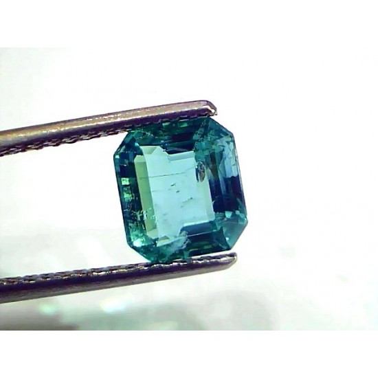1.99 Ct IGI Certified Untreated Natural Zambian Emerald Gemstone AAA