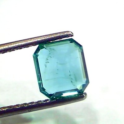 1.99 Ct IGI Certified Untreated Natural Zambian Emerald Gemstone AAA