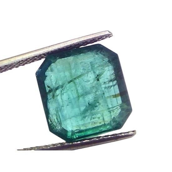 Huge 10.02 Ct GII Certified Untreated Natural Zambian Emerald Panna Gems