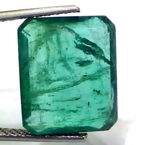 Huge 10.90 Ct Untreated Natural Zambian Emerald Gemstone Panna Stone