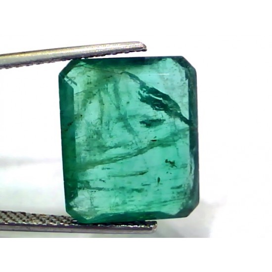 Huge 10.90 Ct Untreated Natural Zambian Emerald Gemstone Panna Stone