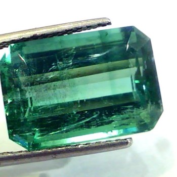 Huge 12.21 Ct Untreated Top Colour Premium Natural Zambian Emerald AAA