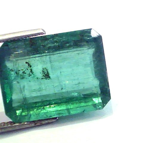 Huge 12.36 Ct Untreated Natural Zambian Green Emerald Panna Gem