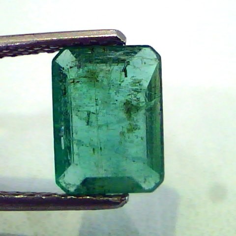 2.00 Ct Unheated Untreated Natural Zambian Emerald Gemstone