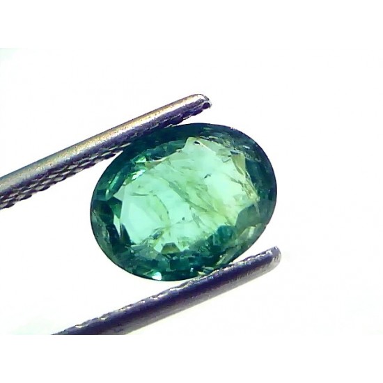 2.00 Ct Certified Untreated Natural Zambian Emerald Gemstones