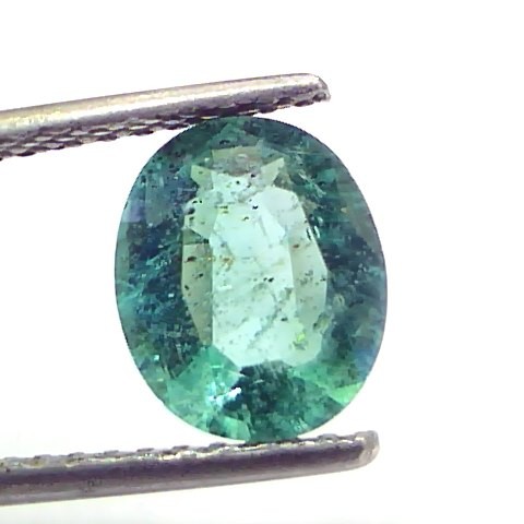 2.00 Ct Untreated Natural Zambian Emerald Gemstone Panna Stone