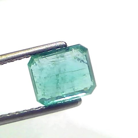 2.00 Ct GII Certified Untreated Natural Zambian Emerald Gemstone