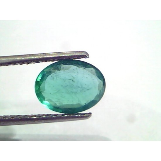2.01 Ct Untreated Natural Zambian Emerald Gemstone Panna AAA
