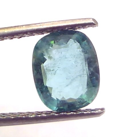 2.03 Ct Untreated Natural Zambian Emerald Gemstone Panna Gems