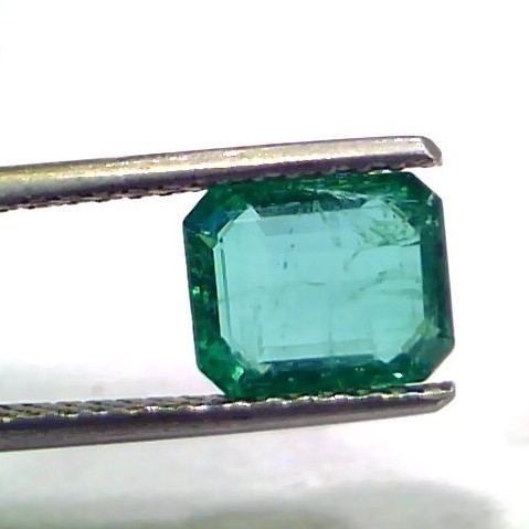 2.04 Ct Untreated Natural Zambian Emerald Gemstone Panna Gems AAAAA