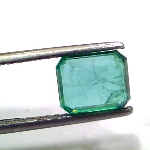 2.04 Ct Untreated Natural Zambian Emerald Gemstone Panna Gems AAAAA