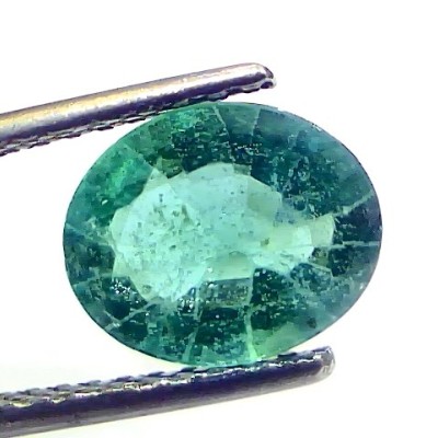 2.12 Ct Certified Untreated Natural Zambian Emerald Gemstones