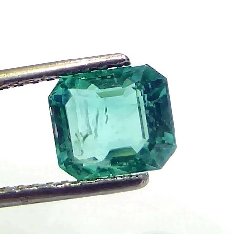 2.06 Ct IGI Certified Untreated Natural Zambian Emerald Gemstone AAA