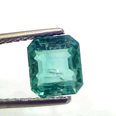 2.06 Ct IGI Certified Untreated Natural Zambian Emerald Gemstone AAA