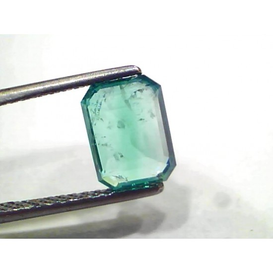 2.07 Ct GII Certified Untreated Natural Zambian Emerald Gems AAA