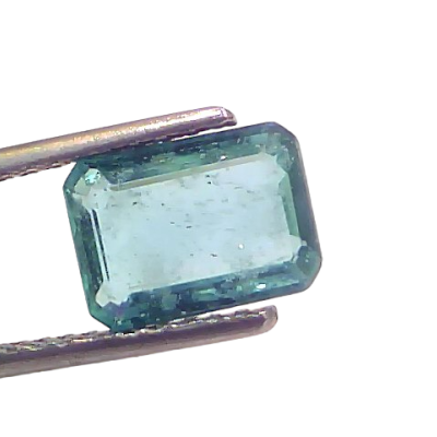 2.08 Ct GII Certified Untreated Natural Zambian Emerald Panna Gemstone 2.08 Ct GII Certified Untreated Natural Zambian Emerald Panna Gemstone
