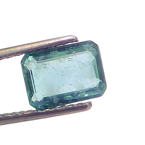 2.08 Ct GII Certified Untreated Natural Zambian Emerald Panna Gemstone 2.08 Ct GII Certified Untreated Natural Zambian Emerald Panna Gemstone