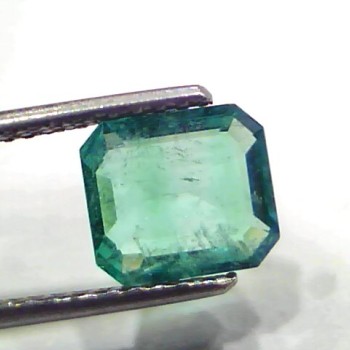 2.08 Ct GII Certified Untreated Natural Zambian Emerald Gems AAAA
