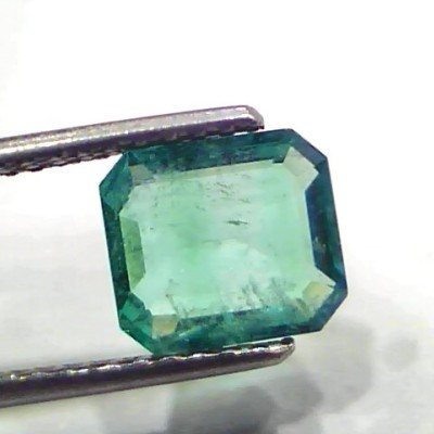 2.08 Ct GII Certified Untreated Natural Zambian Emerald Gems AAAA