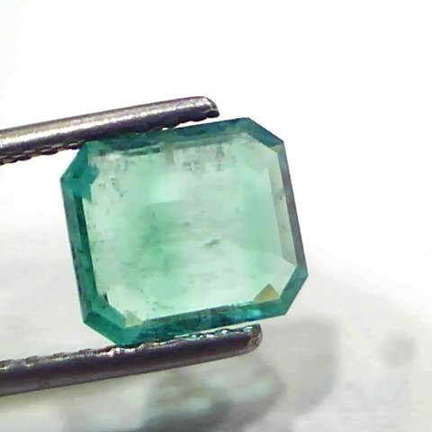 2.08 Ct GII Certified Untreated Natural Zambian Emerald Gems AAAA