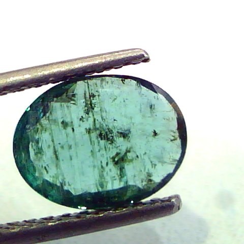 2.10 Ct Unheated Untreated Natural Zambian Emerald Panna