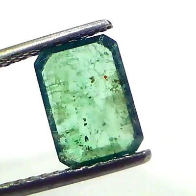 2.11 Ct Certified Untreated Natural Zambian Emerald Panna Gemstone