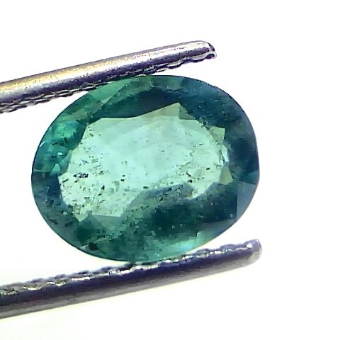 2.15 Ct Certified Untreated Natural Zambian Emerald Gemstones