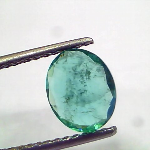 2.10 Ct GII Certified Untreated Natural Zambian Emerald Gemstone AA