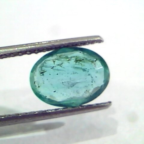 2.11 Ct Untreated Natural Zambian Emerald Gemstone Panna Gems