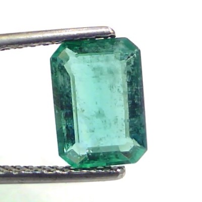 2.12 Ct Certified Untreated Natural Zambian Emerald Gems AAA