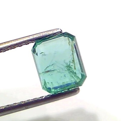 2.12 Ct GII Certified Untreated Natural Zambian Emerald Gemstone