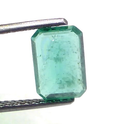 2.12 Ct Certified Untreated Natural Zambian Emerald Gems AAA
