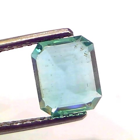 2.13 Ct IGI Certified Untreated Natural Zambian Emerald Gemstone AAA